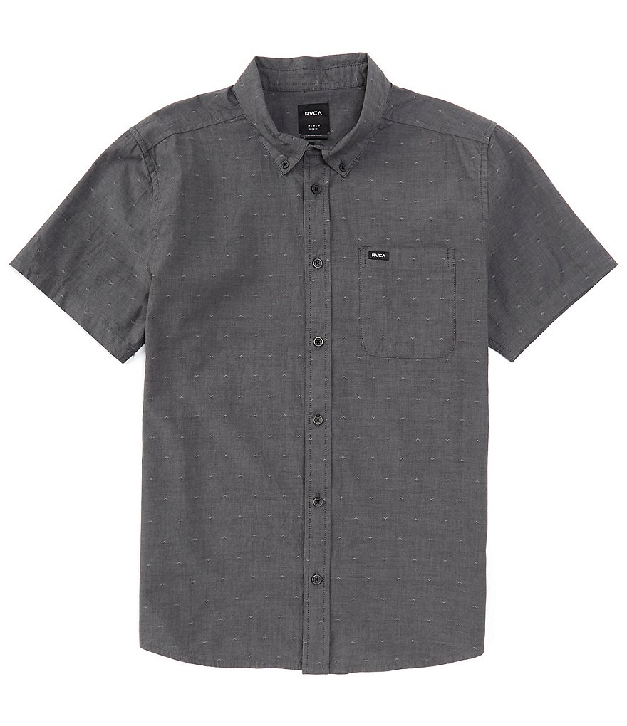 早割 旅行 RVCA Short Dillard's | Shirt Dobby Do That'll Sleeve WorkUtility&SafetyClothing