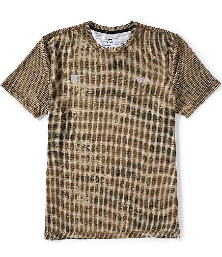 RVCA☆Sport Vent Stripe Short Sleeve コットン 半袖Tシャツ RVCA Short-Sleeve Sport Vent Striped T-Shirt | The Shops at