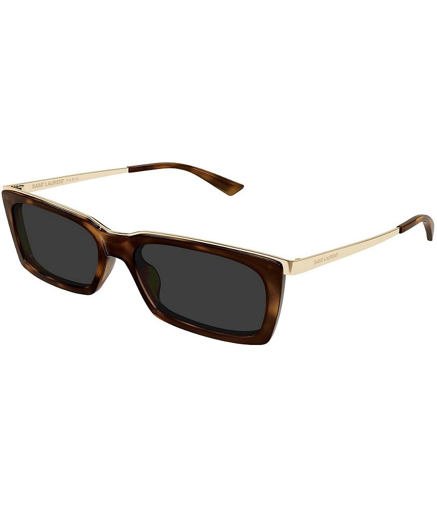Saint Laurent Women's SL Logo 57mm Rectangle Sunglasses | Dillard's
