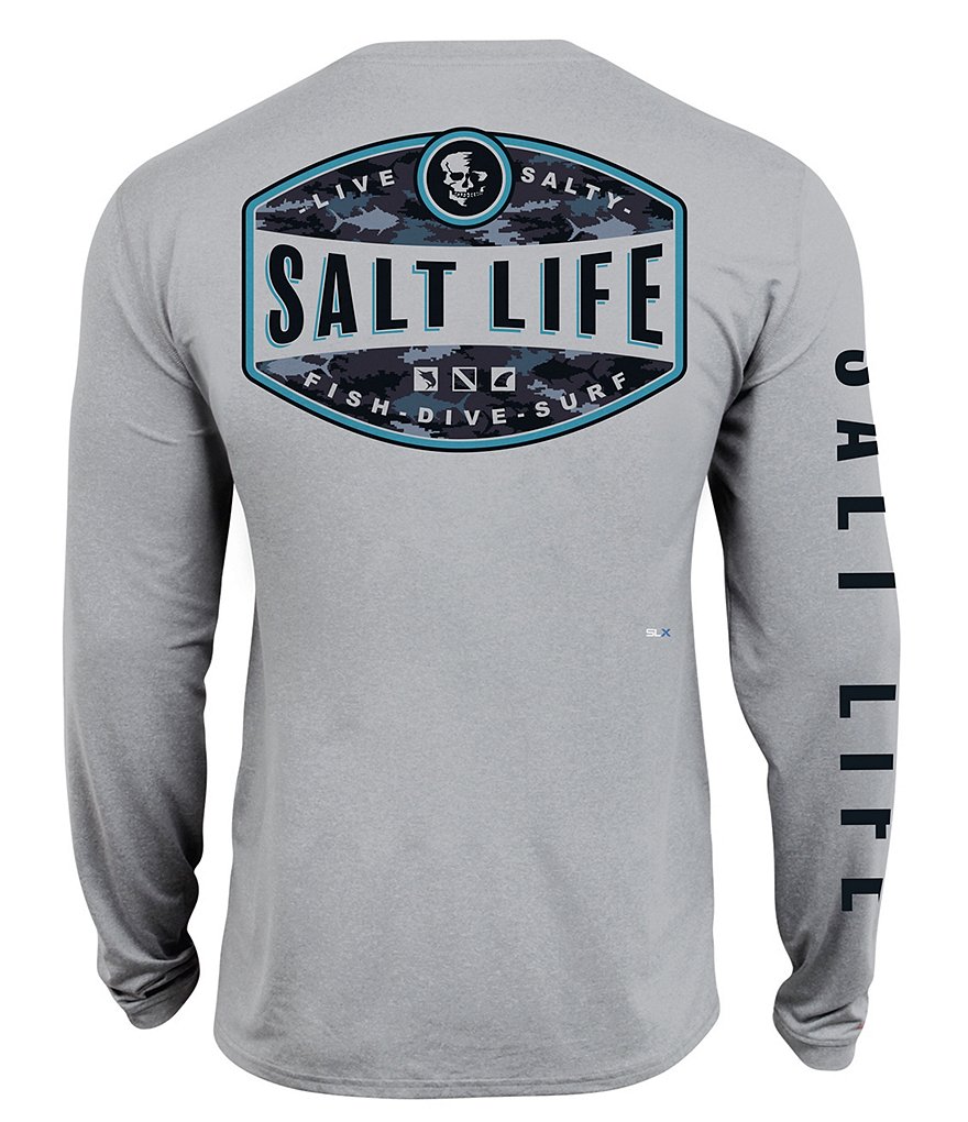 Salt Life Aquatic Life Long-Sleeve SLX Performance T-Shirt | Dillard's