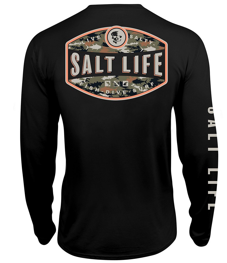 Salt Life Aquatic Life Long-Sleeve SLX Performance T-Shirt