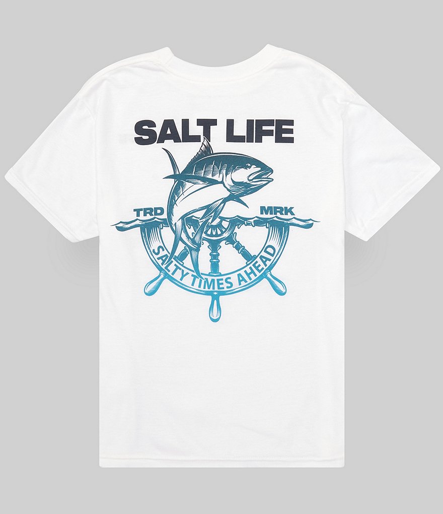 Salt Life Big Boys 8-20 Short Sleeve Lure Me in T-Shirt - L