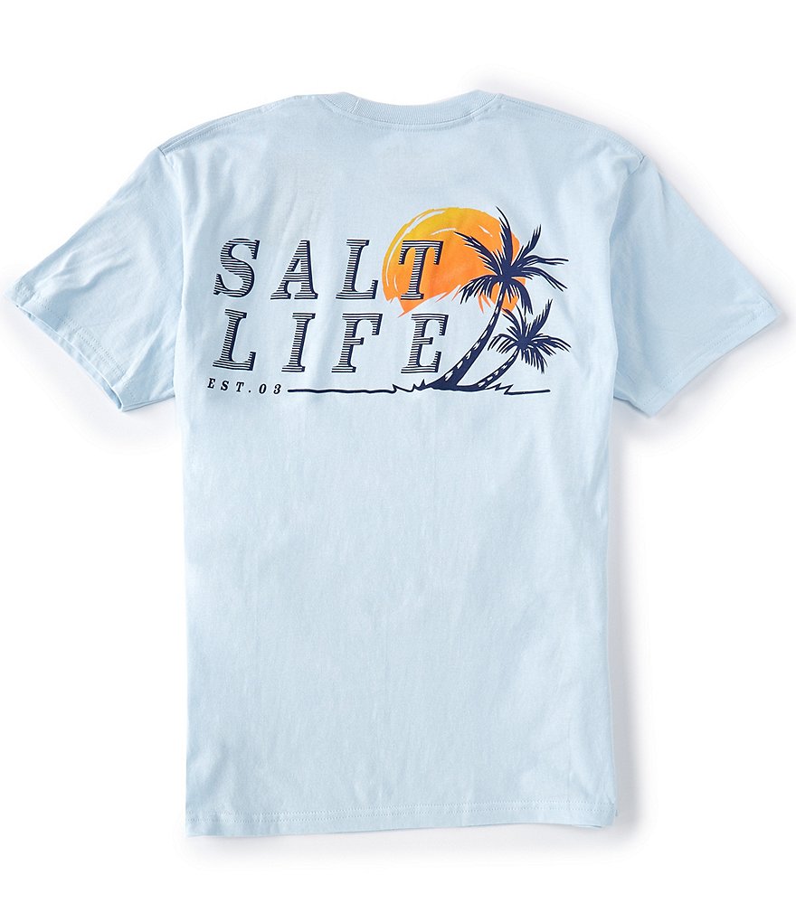 Salt Life Leaning Palms Short-Sleeve Graphic Tee | Dillard's
