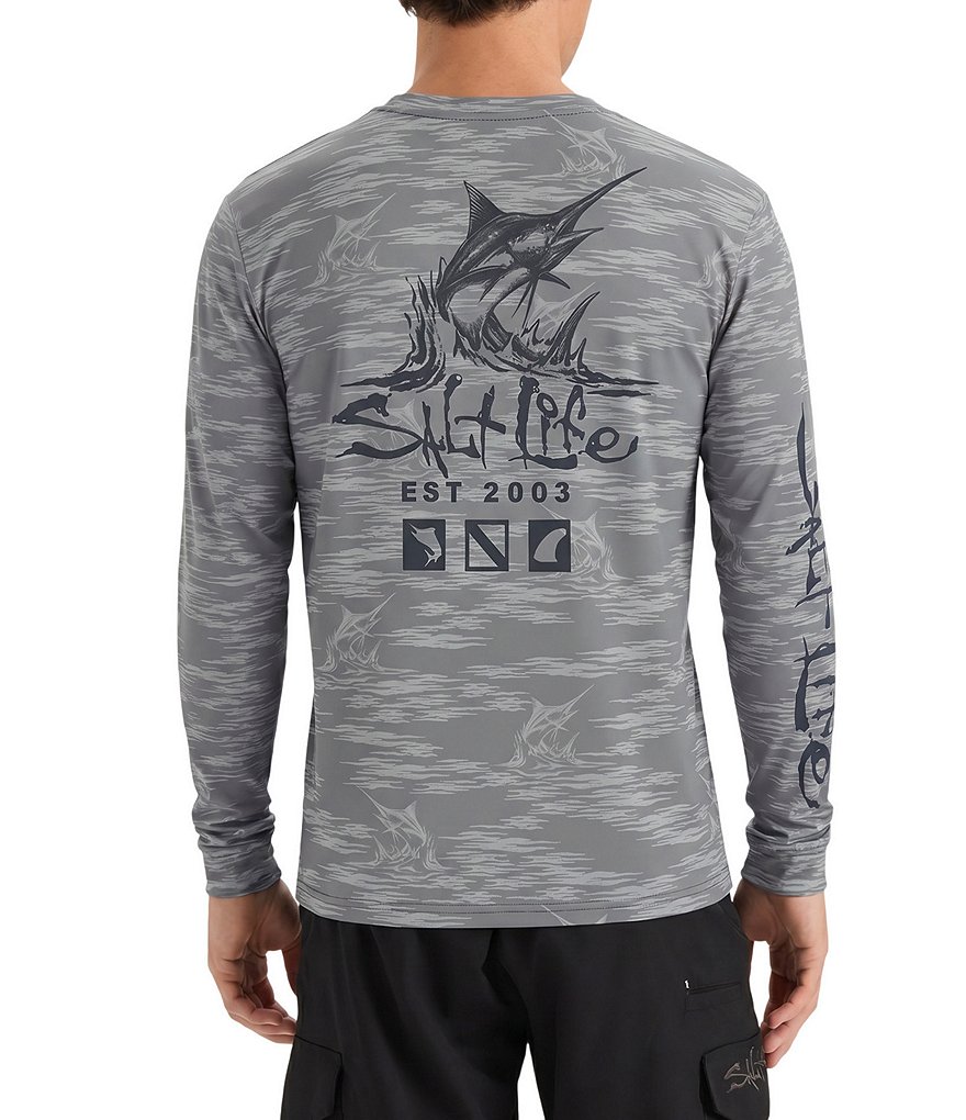 Salt Life Marlin Drift SLX Long Sleeve T-Shirt | Dillard's