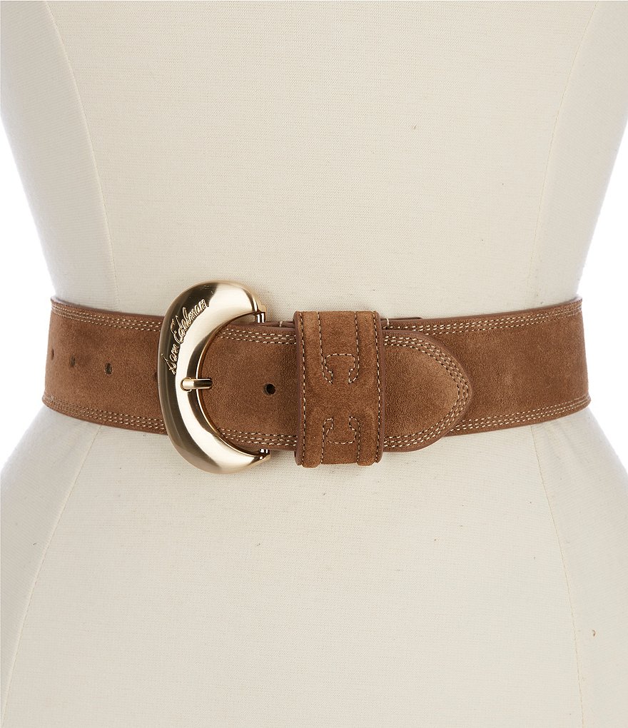 ベルト TATIANA Big Frame One Color Leather Belt 45 mm 4BTR684 BS200 Roller Punk Three Hole Genuine Full Grain One Piece
