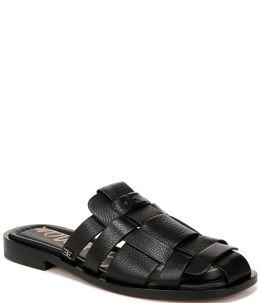 Sam Edelman Dina Leather Strappy Slide Sandals Dillard s