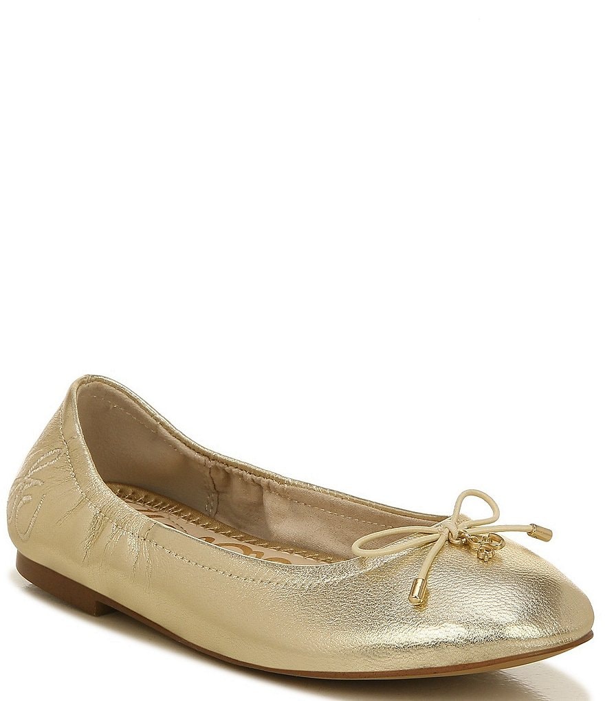 sam edelman gold ballet flats