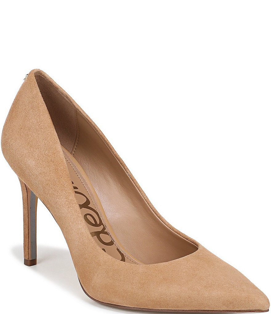Sam Edelman Hazel Suede Pointed Toe Stiletto Pumps | Dillard's
