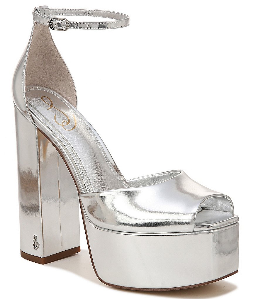 Pioneer Silver High Heels 7