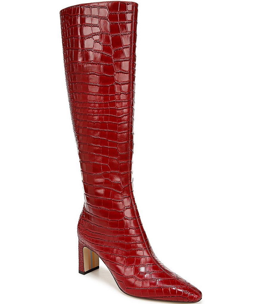 Sam edelman croc fashion booties