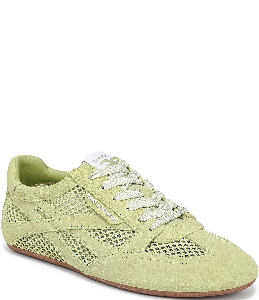 Sam Edelman Tobi Suede and Mesh Lace Up Sneakers | Dillard's