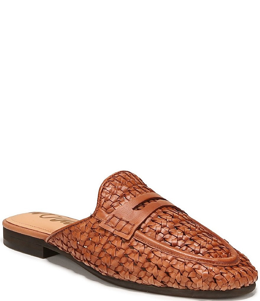 Sam Edelman Tullie Woven Leather Mules | Dillard's