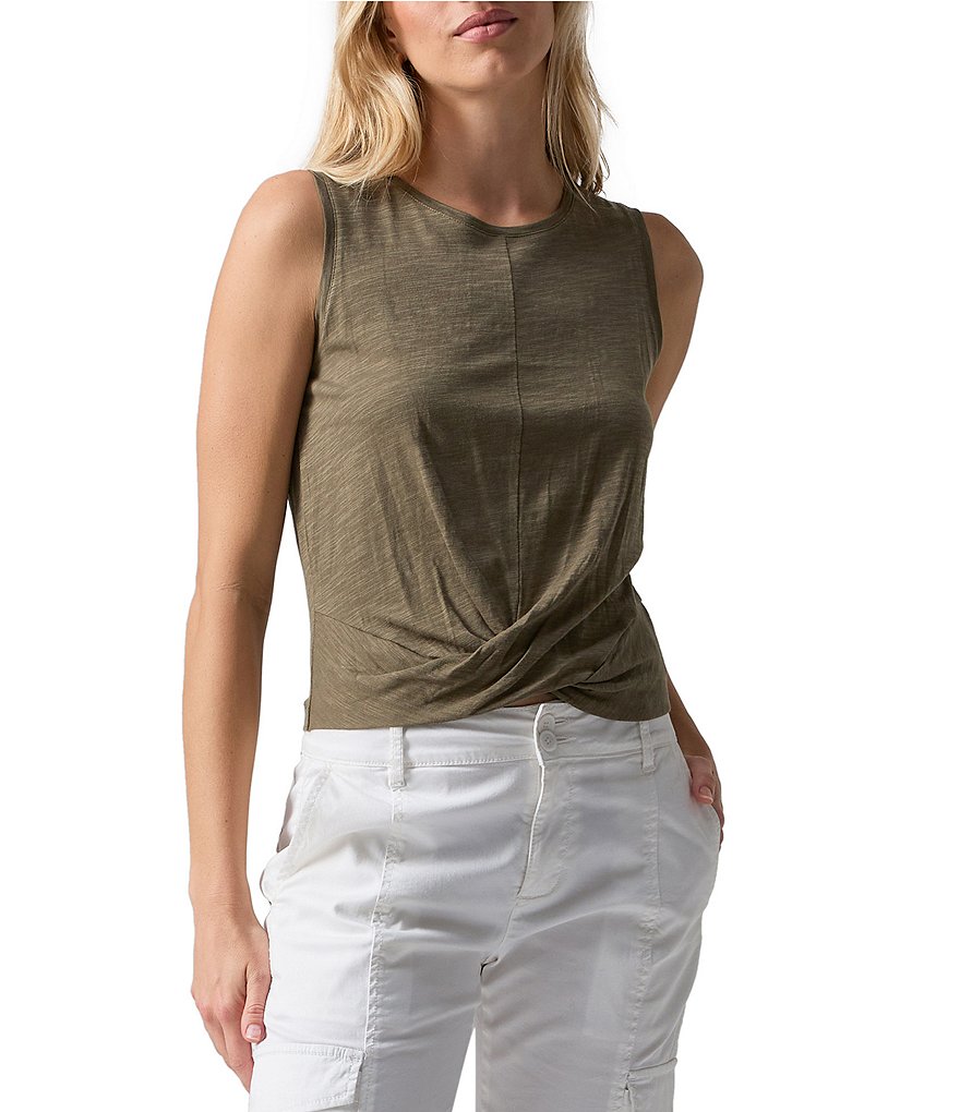 Sanctuary Essential Mock Neck Sleeveless Knit Tank Top | Dillard's