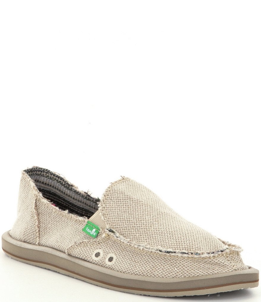 sanuk slip on shoes