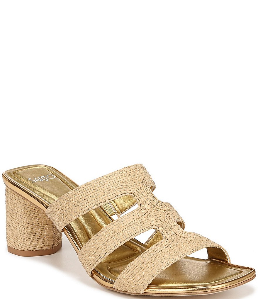 Sarto by Franco Sarto Flexa Carly Slide2 Raffia Sandals | Dillard's