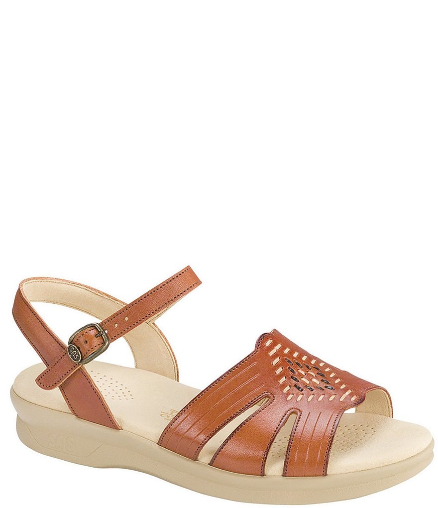 SAS Huarache Strippy Quarter Strap Comfort Sandals Dillard s