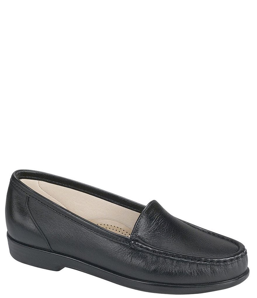 SAS Simplify Leather Moccasin Loafers | Dillard's