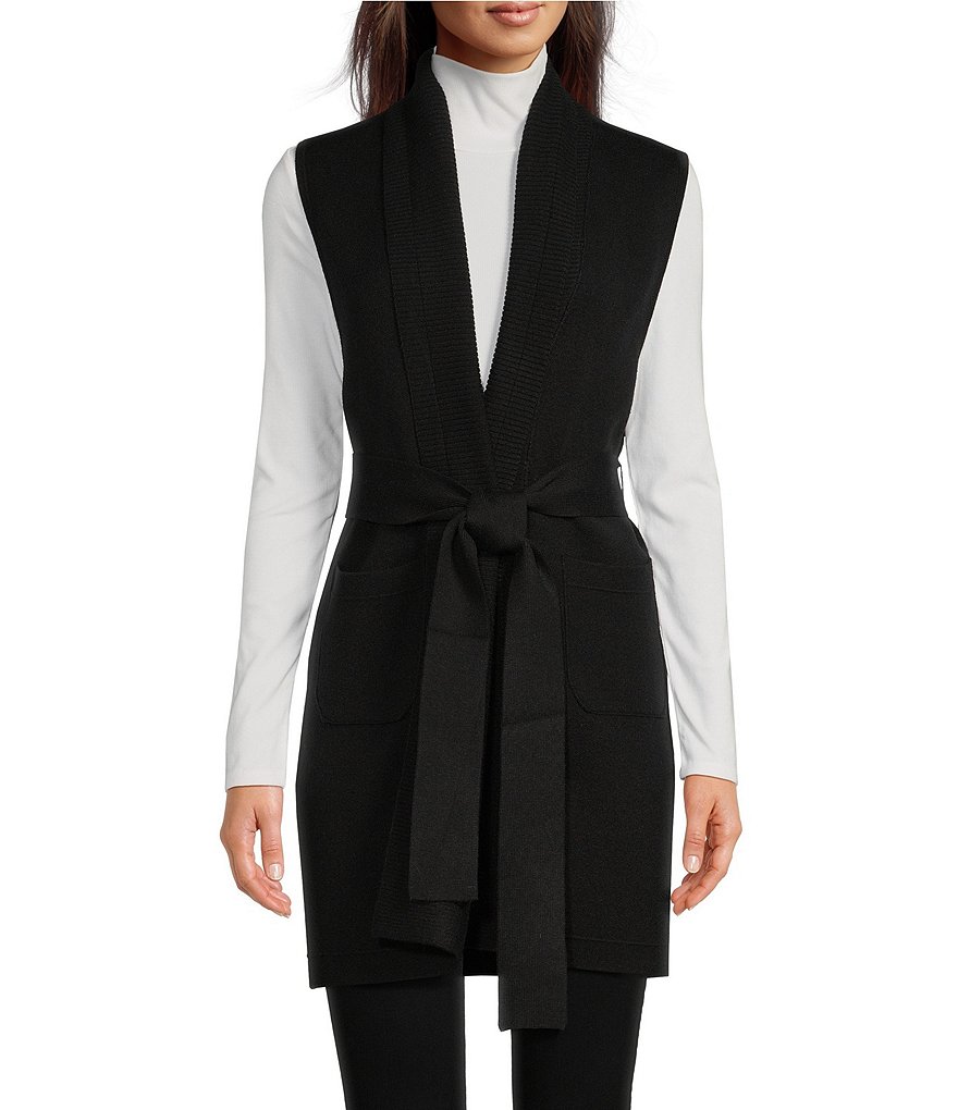 SASSO + SMYTH Long Belted Vest