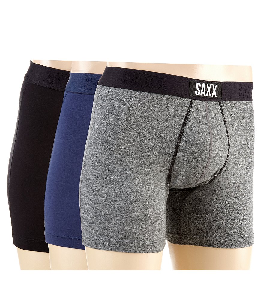 SAXX Vibe Super-Soft Boxer Briefs 3-Pack | Dillard's