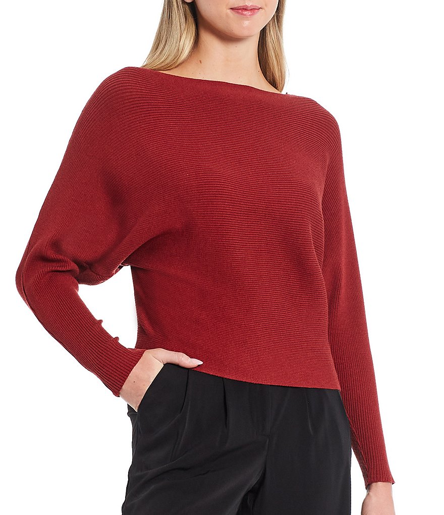 Say What Ribbed Dolman Sleeve Sweater | Dillard's