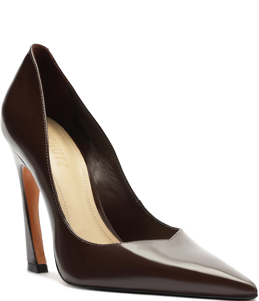 Schutz Lexi Patent Leather High Heel Pumps | Dillard's