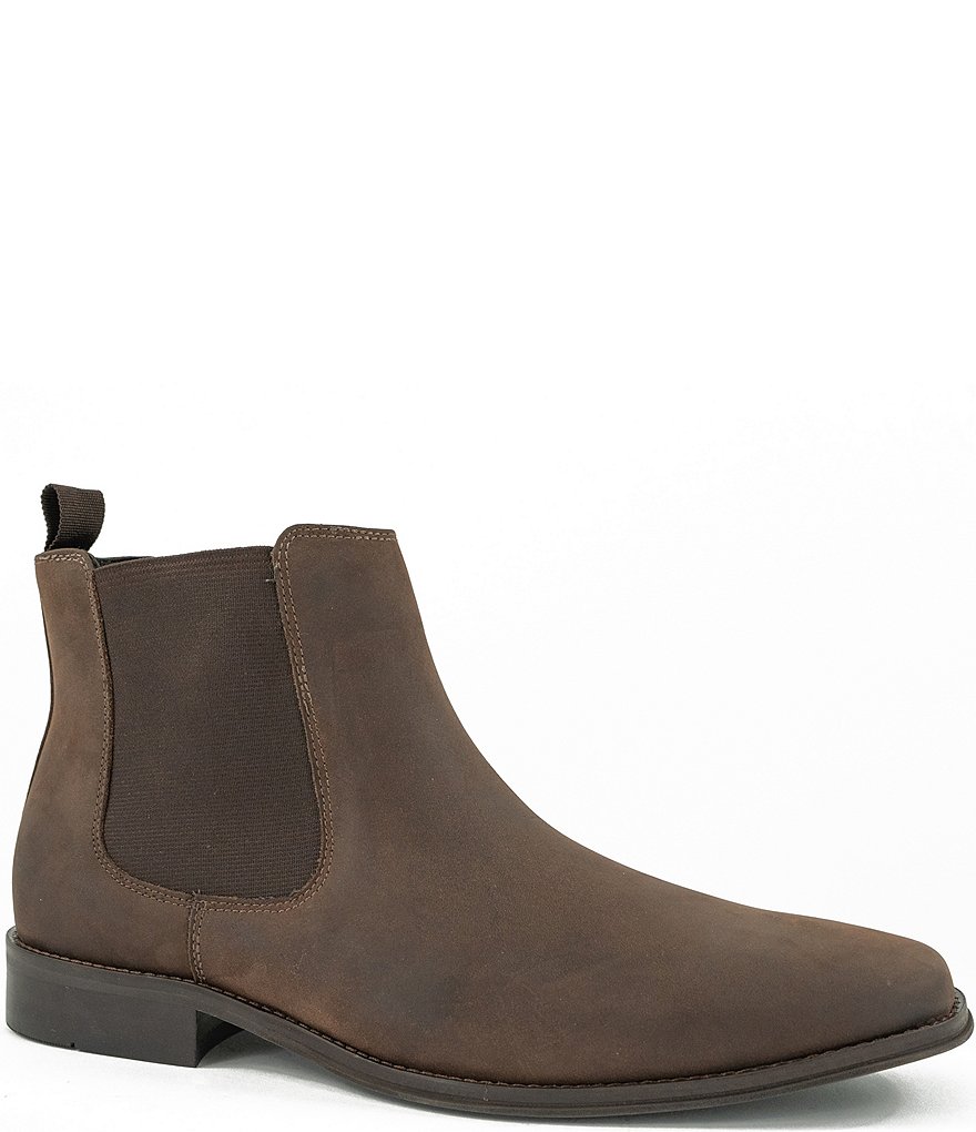 定番のお歳暮＆冬ギフト Section X Boots Chelsea Leather Oiled Zip Steven Men's 靴