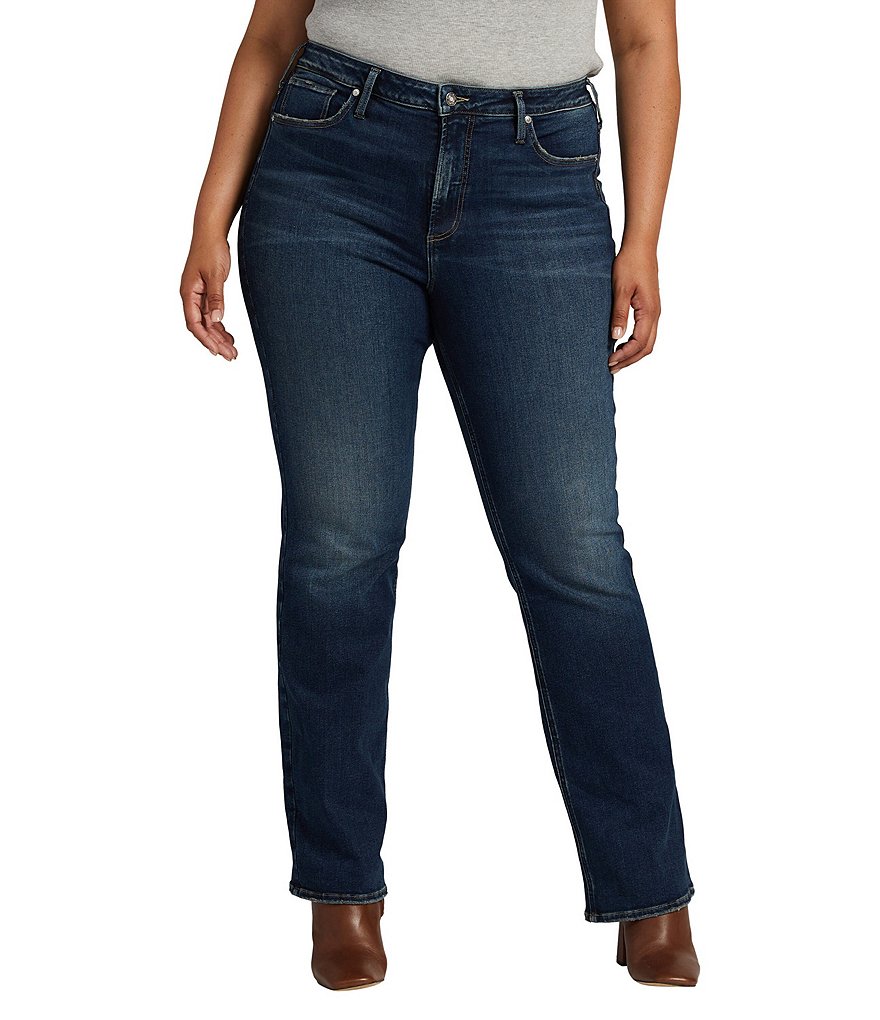 Silver Jeans Co. Plus Size Infinite Fit High Rise Bootcut Jeans | Dillard's