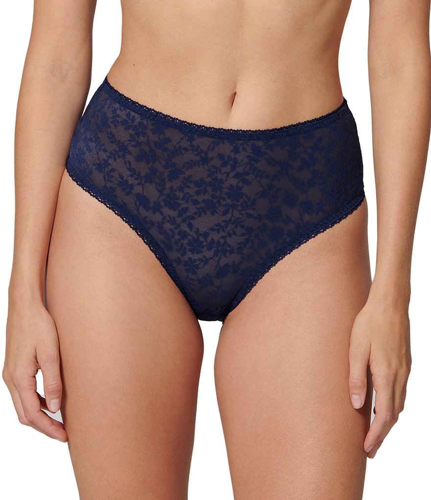 Panache Rocha Briefs Semi Sheer Mid Rise Lined Knickers Lace Brief Lingerie  Stone Blue, Stone Blue, Large : : Clothing, Shoes & Accessories
