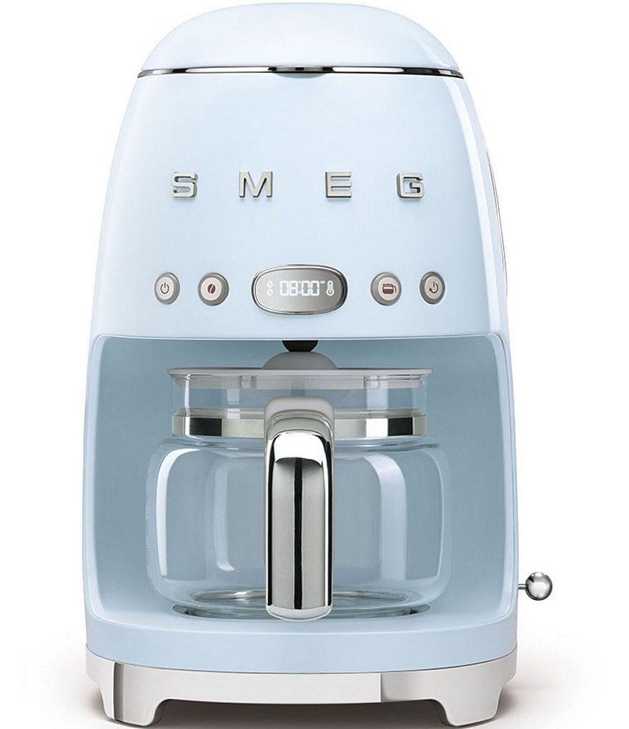Smeg Drip Filter Coffee Machine - Retro Style (Pastel Blue)