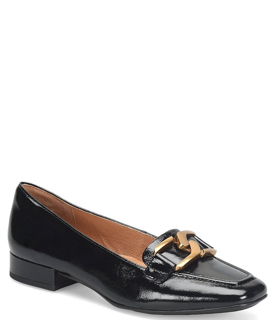 Sofft Erica Patent Leather Bit Buckle Loafers | Dillard's