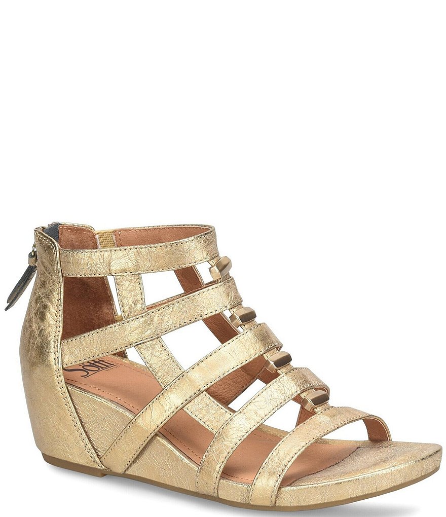 Strappy wedges best sale