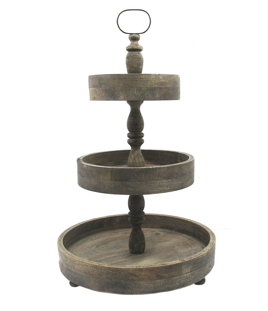 Southern Living Modern Countryside Collection 3 Tier Wood Server Southern Living Modern Countryside Collection 3 Tier Wood Server