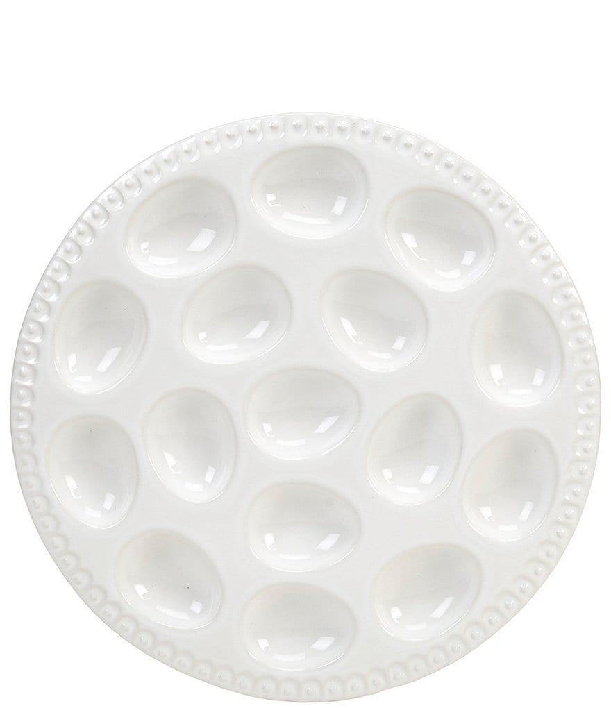 Southern Living Alexa Stoneware Egg Platter
