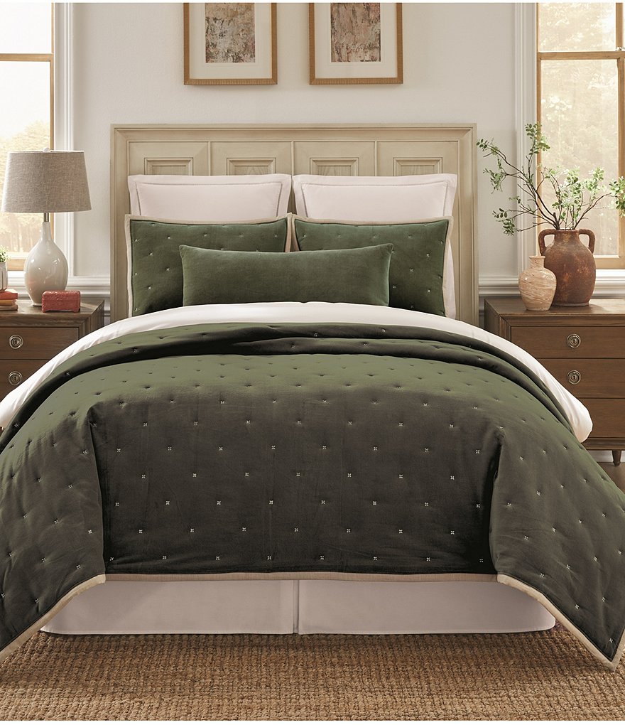 Great Choice Products Olive Green Comforter Set - 3Pcs (1