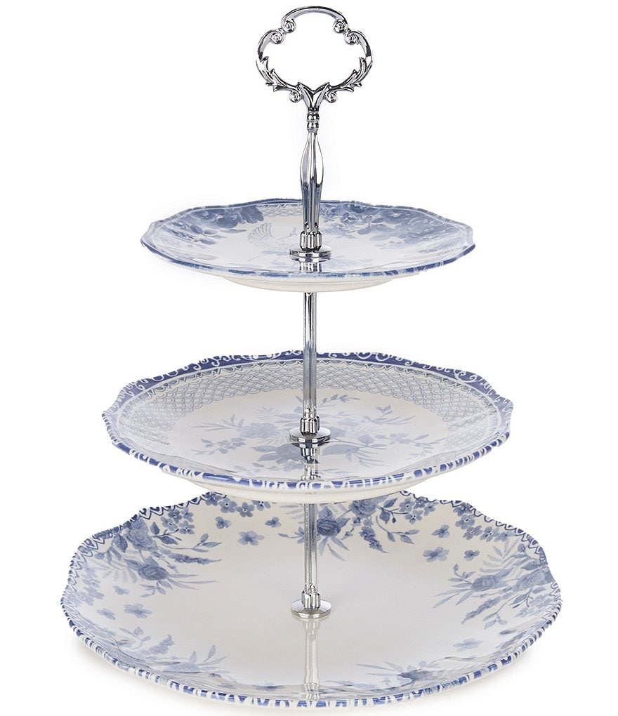 Southern Living Chinoiserie 3-Tier Server
