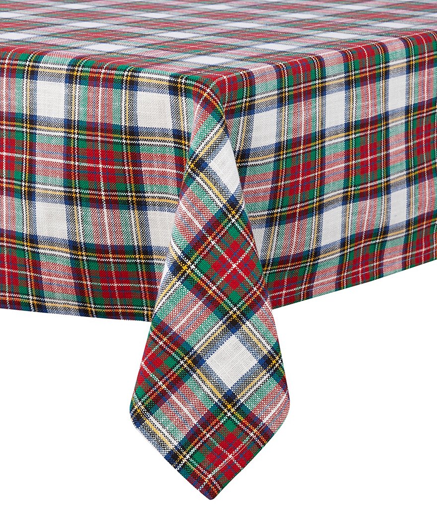 Southern Living Christmas Plaid Tablecloth Dillard's