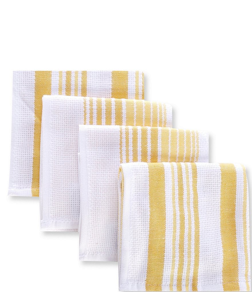 Southern Living Striped Dish Cloths, Set of 4