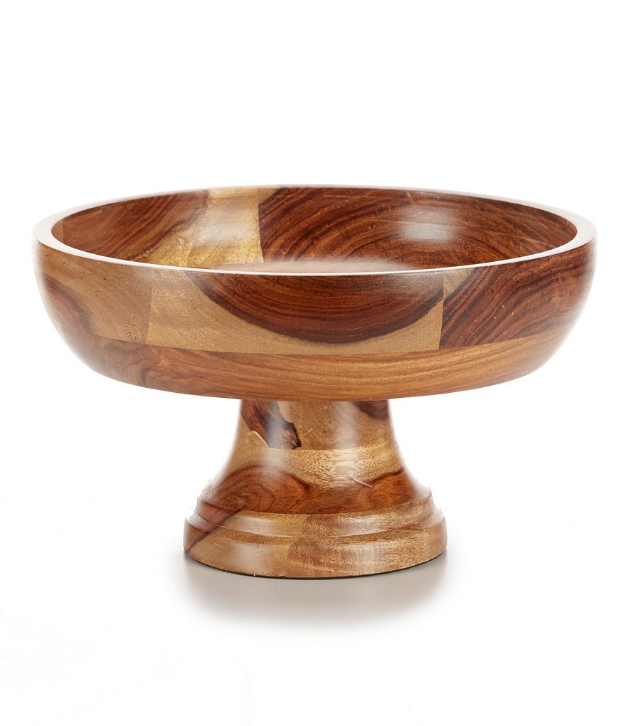 Southern Living Footed Wood Bowl | Dillards