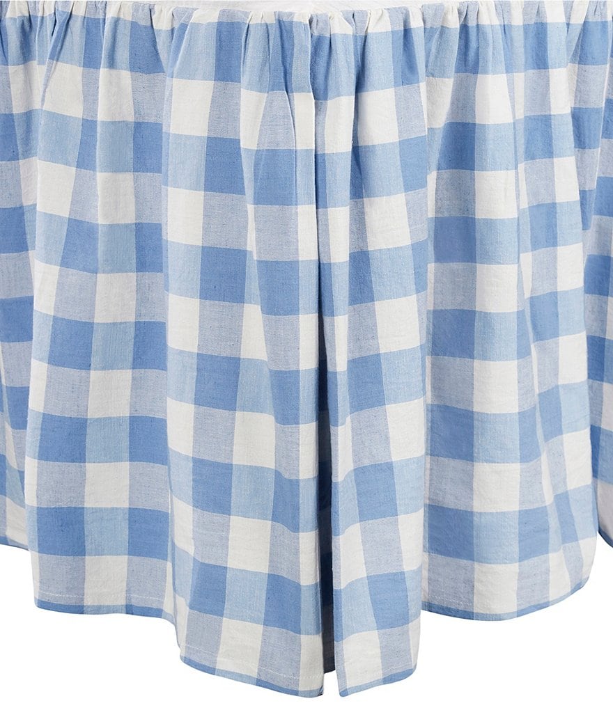 Gingham bed skirt hotsell