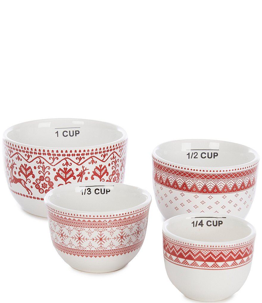 Southern Living Chinoiserie Measuring Cups, Set of 4