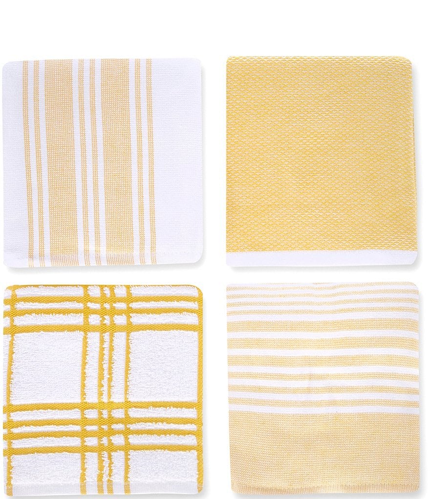 Southern Living Striped Dish Cloths, Set of 4