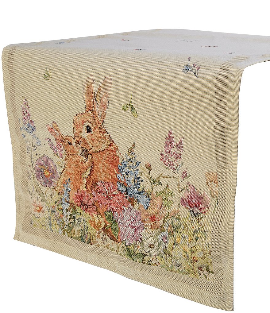 Southern Living Luster Bunny Runner, 70#double;