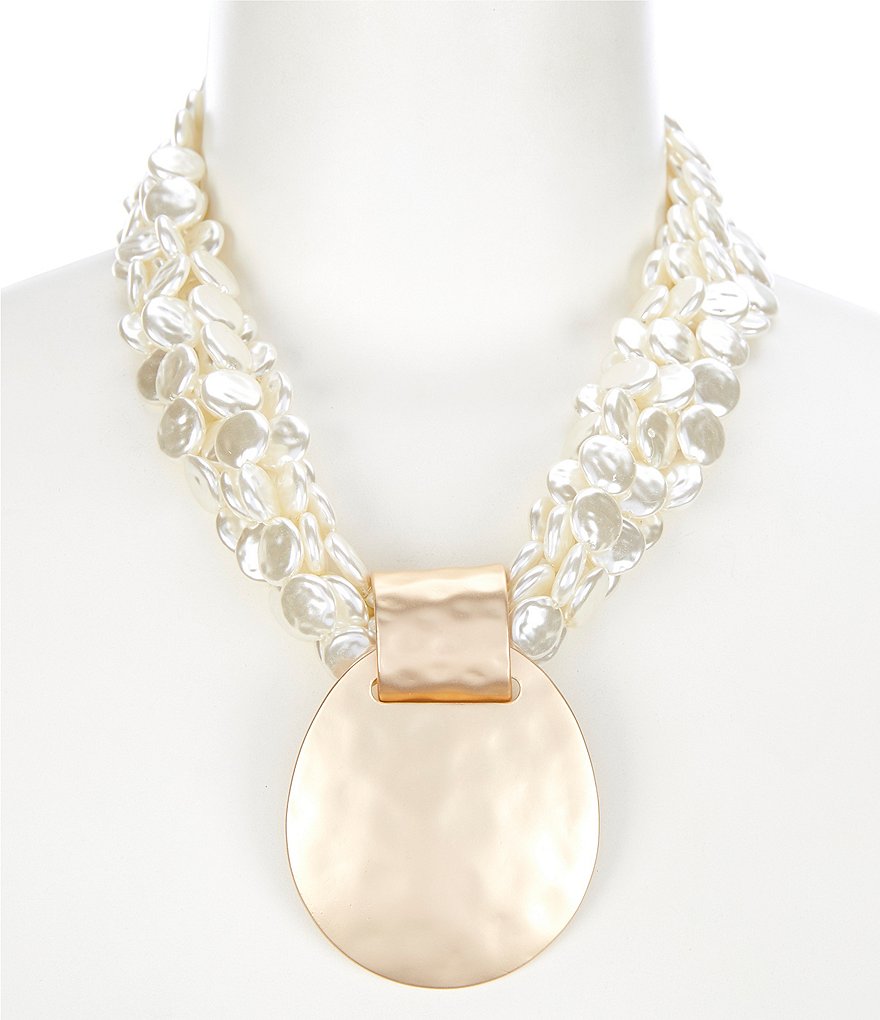 Gorgeous Mother of Pearl and Fresh Water Pearl Flower Statement Neckla –  JTYDS