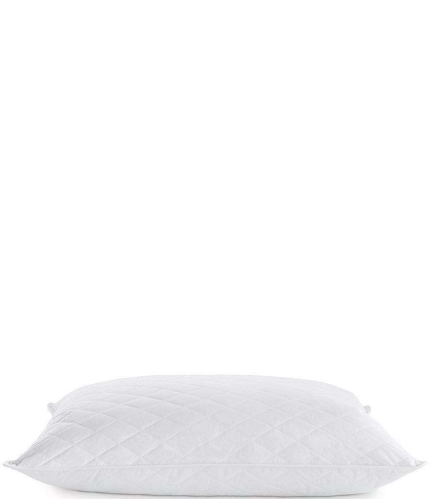 quilted feather pillow