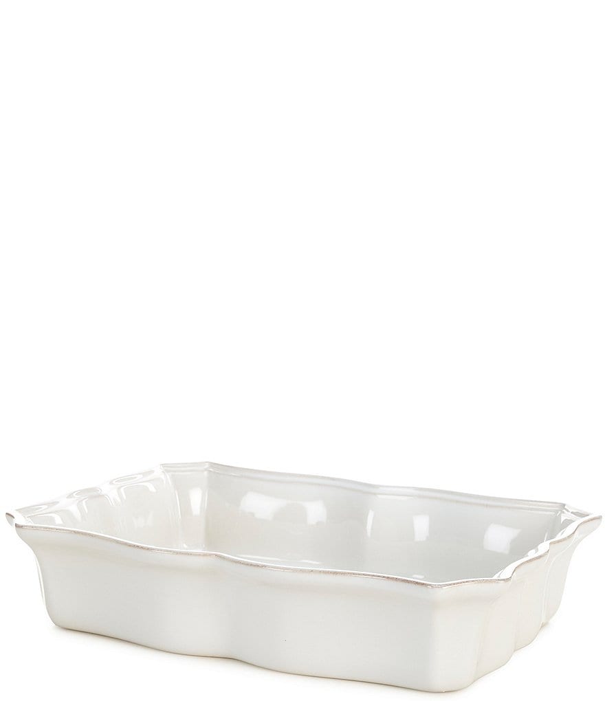 Southern Living Richmond Collection Rectangular Baker: White