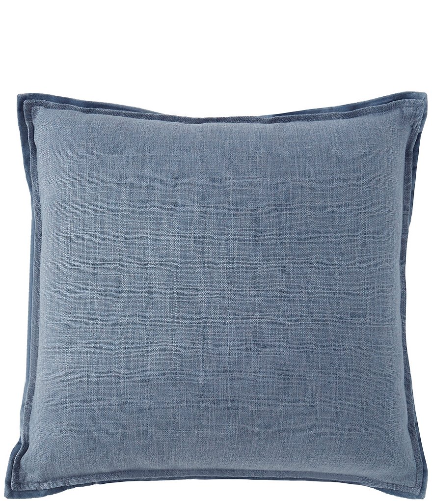 Southern Living Velvet & Linen Reversible Oversize Square Pillow