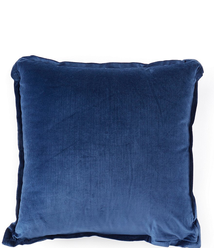 Southern Living Velvet & Linen Reversible Oversize Square Pillow