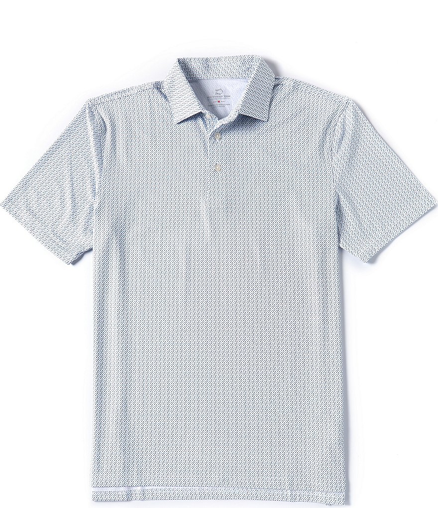 Daiwa - 2019 Short Sleeve Polo Shirt - DE-7906 - WHITE x CHERRY
