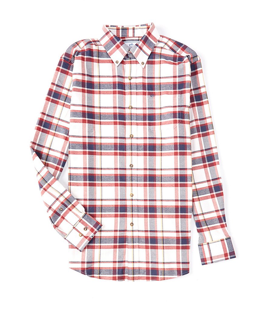 Southern Tide Flannel Intercoastal Washoe Plaid Performance Stretch ...