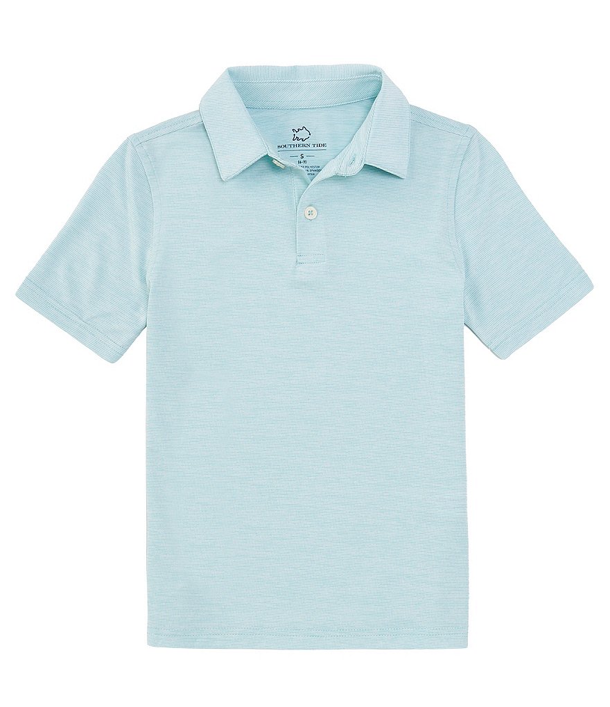 Southern Tide Little/Big Boys 4-16 Short Sleeve Spacedye Performance Polo  Shirt